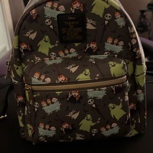 Disney Nightmare Before Christmas Character Backpack - Black and Green